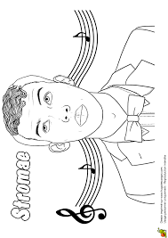 coloriage chanteur a la mode stromae hugolescargot com musique dessin de star ariel
