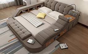 Shept mallet sleigh configurable bedroom set. Hariana Tech Smart Ultimate Bed All In One Bed Futuristic Furniture Jubilee Furniture