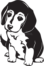 Photo About Line Art Illustration Of A Beagle Puppy Illustration Of Illustration Mammal Purebred 16320560 Dog Stencil Beagle Puppy Pattern Art