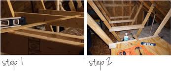 Diy Storage Shelves In The Attic Attic Storage Shelves Attic Storage Diy Diy Storage Shelves