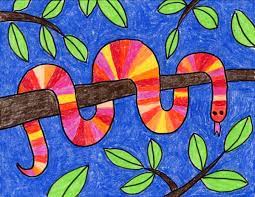 More images for how to paint a snake easy » How To Draw A Tree Snake Art Projects For Kids