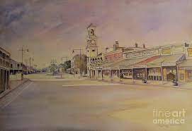 The Emporium Camp Street Beechworth Victoria Australia Painting By Audrey Russill