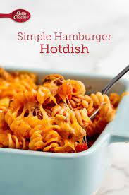 Simple Hamburger Hot Dish Recipe Recipes Hamburger Hotdish Cooking Recipes