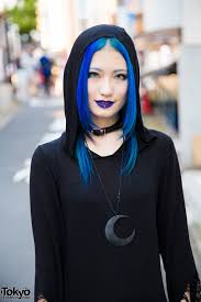 Don't forget to like & share the video if you like it and you want to support my work. Blue Haired Harajuku Girl In All Black Killstar Hooded Dress Yosuke Platform Gladiator Sandals