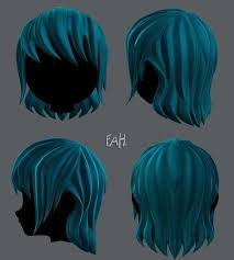 3d Hair Style For Girl V09 3d Model Hair Sketch How To Draw Hair Zbrush Hair