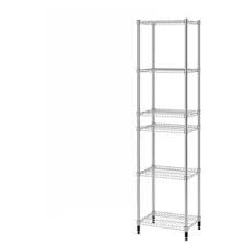 Kitchen wire rack shelving ikea white shelf. Omar 1 Open Kastelement Ikea Shelf Unit Galvanized Shelves Shelving Unit