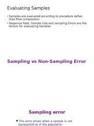 Sampling error, generally, refers to a statistical error to which an analyst exposes a model only because he/she is working with sample data instead of population or census data. Sampling Errors Sampling Statistics Science Mathematics