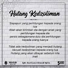 Oemar Mita Di Instagram Hutang Kedzoliman Siapapun Yang Perhitungan Kepada Orang Tua Allah Akan Kirimkan Dia Dengan An Kata Kata Indah Kata Kata Orang