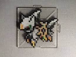 Perlers Of The Legendary Pokemon Arceus From Gen 4 Perlers Made Using Menusprites From Gen 6 As Perler Bead Pokemon Patterns Perler Bead Disney Perler Bead Art