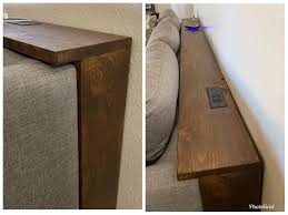 Behind The Couch Console Table With Outlets Woodworking Console Couch Outlets Table Woodworking In 2020 Diy Sofa Table Diy Sofa Diy Furniture