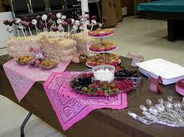 In need of some 80s party decorations? We Did A Country Girl Theme So We Featured Home Made Deserts And Fruits Country Birthday Party Country Themed Parties Country Party