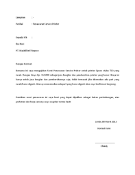 Contoh surat penawaran untuk berbagai keperluan. Surat Penawaran Service