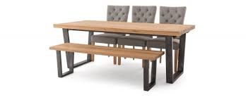They bring everyone closer together and connect the ones sitting side by side in a way individual chairs can't. Kitchen Tables Chairs Dining Tables Chairs Ez Living Interiors