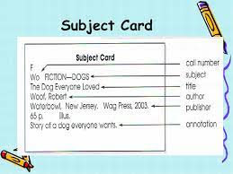 Make it easy for people to understand exactly what you focus on in your writing. Card Catalog The Card Catalog Gives Us The Address Of A Book In The Library Ppt Download
