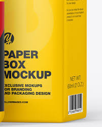 Download Matte Pills Bottle W Paper Box Mockup In Bottle Mockups On Yellow Images Object Mockups PSD Mockup Templates