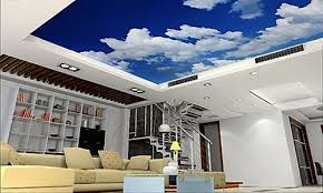 Namun, cobalah gunakan model modern untuk plafon ini pada ruangan yang cukup besar. 13 Contoh Model Plafon Rumah Yang Cantik Idaman Ceiling Murals Wall Murals Mural