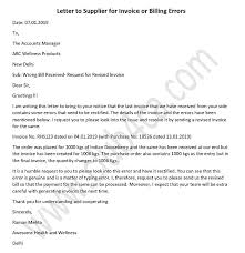 1.place the address in the center of the letter so it could be recognize,including the address. Letter To Supplier For Invoice Or Billing Errors