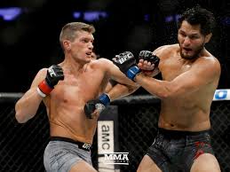 Home mma news chris weidman chris weidman opens up on emotional backstage encounter with stephen weidman fought first, stepping into the octagon for the first time in nearly a year as he fought my wife actually recorded us the first time we saw each other after the fight, weidman said. Ufc 217 Results From Last Night Stephen Thompson Vs Jorge Masvidal Fight Recap Mmamania Com