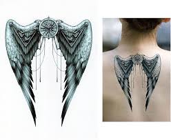 Tatouage Temporaire Faux Tatouage Motif Ailes D Ange Amazon Fr Beaute Et Parfum
