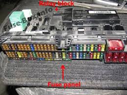 The variants of the fuse layout, which you can find near the fuse box in the luggage compartment of your car. Fuse Box Diagram Bmw X5 E53 2000 2006