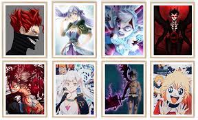 You can also upload and share your favorite anime black wallpapers. Astr Black Clover Anime Character Wallpaper Giclee Fan Art Print 8 X 10 Inches No Frame 8pcs Painting Calligraphy Aliexpress