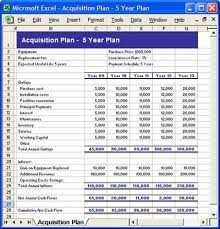 Five Year Plan Template Excel Inspirational Acquisition Plan Template Ms Word Excel Entrepreneur