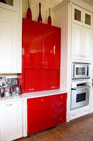 Red Cabinet Cabinet Red Kitchen Red Cabinets Budget Kitchen Remodel