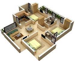 Desain rumah 3 kamar tidur memang jarang dilirik pasangan baru. 35 Denah Rumah Minimalis 3 Kamar Tidur Desain Minimalis Rumahpedia