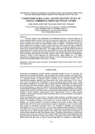 According to a cyber999 statistics report by malaysian computer emergency response team (mycert), 10,722 cybersecurity incidents occurred last year as compared to 10,699 in 2018. Pdf Cybercrime In Malaysia An Exploratory Study Of Social Commerce Users And Fraud Victims
