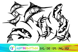 Fishing Monogram Fishing Svg Graphic By Artinrhythm Creative Fabrica