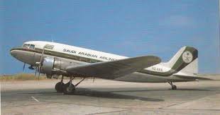 Postal De Avion Dc 3c Saudi Arabian Nueva Sin Escribir Aviones Aviones Comerciales Aeronave