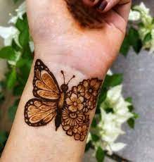 Butterfly On Wrist Mehndi Designs Henna Tattoo Designs Simple Mehndi Designs For Beginners