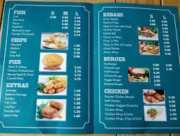 Menu At Charlies Chippy Restaurant Maidstone