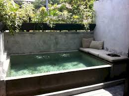 Kleiner pool mit wasserfall, terrasse und holzdeck von neues gartendesign by wentzel | homify. 82 Swimming Pool Ideas Kleiner Garten Kleiner Hinterhof Terrasse Kleiner Pool Design Kleine Gartenpools
