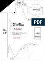 These are instructions to sew a diy protective face mask. Xl Size 3d Face Mask Pattern Pdf Pdf