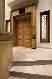 Consider furniture that doubles as a storage unit. Collage House Chaware Associates The Architects Diary Double Door Design Door Design Modern Entrance Door Design