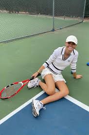 Discover the latest designer clothing, shoes and handbags from neiman marcus! Claire Rose Cliteur In Torysport Tennis Clothes Tennis Fashion Tennis Fashion Editorial