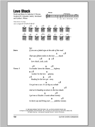 Maybe you would like to learn more about one of these? Love Shack Guitar Chords Lyrics Zzounds