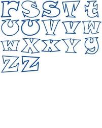 Es muy útil en diseños infantiles, tarjetas de felicitación, diseño de playeras. 20 Moldes Diferentes De Letras Do Alfabeto Para Colorir Pintar Imprimir Feltro E Eva