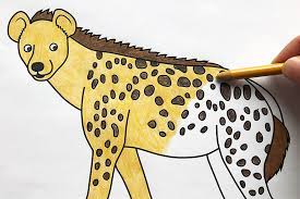 Color in this picture of a hyena and others with our library of online coloring pages. Hyena Free Printable Templates Coloring Pages Firstpalette Com