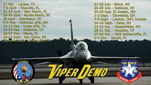 Many of the maneuvers they perform wouldn't typically be used. Here It Is Our 2018 Air Show F 16 Viper Demo Team Facebook