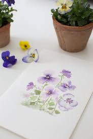 See how to get pansies, as well as lists of pansy colors and pansy diys. Pretty Watercolor Pansies Video