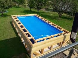Pin By Thomas Pfeifer On Aagartenpool Portable Pools Diy Swimming Pool Rectangular Pool