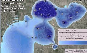 Contour Lake Maps Of Florida Lakes Bathymetric Maps Boat