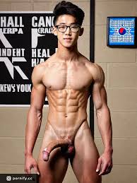 Korean Teen Gym Boy with Glasses and Medium Cock Cooking Angry in the  Kitchen | Pornify – Free AI Porn Generator