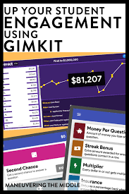 Up Your Student Engagement Using Gimkit Student Engagement Teacher Technology Student
