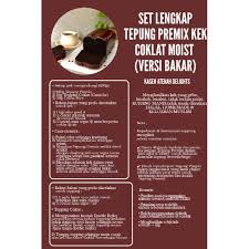 Topping boleh adjust ikut selera masing masing, lebihkan/kurangkan susu atau serbuk koko. Set Lengkap Tepung Premix Kek Coklat Moist By Kaseh Atekah 400g Segera Kek Coklat Lembap Waffle Tapai Pulut Daun Getah Shopee Malaysia