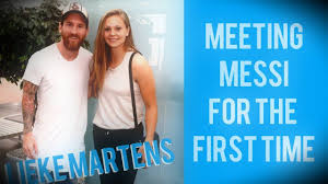 Leo messi y lieke martens, finalistas a mejores www.libertaddigital.com. Lieke Martens First Meet With Messi Fcbarca4you Edits Youtube