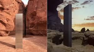 As utah officials shared photos of the discovery, many other observers noticed the similarity, especially in one photo that shows a crew member who had clambered onto another's shoulders to look at the monolith's top. Otro Misterio De 2020 Encuentran Monolito De Metal Escondido En El Desierto De Utah No Somos Nonos