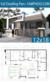 One Story House Plan 40 60 Sketchup Home Design Samphoas Plan Small Modern House Plans Model House Plan House Architecture Design